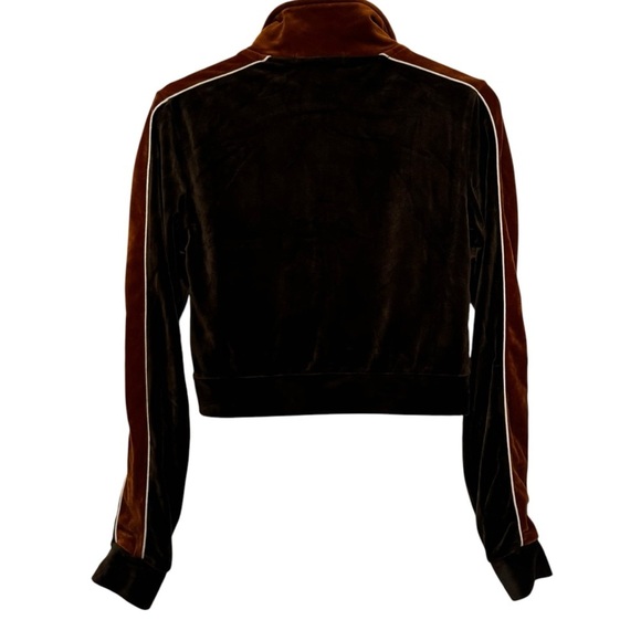 Jaded London Brown Velour Tracksuit Top 4 brown jacket - Picture 6 of 9